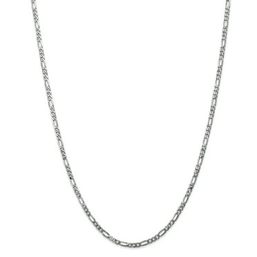 The Chain measures 1.65mm in thickness and comes carded. 15 inch Sterling Silver Light Cable Flat Chain 